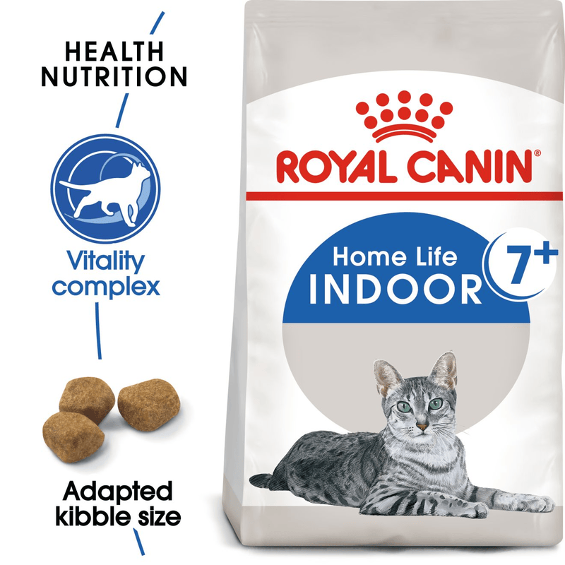 Royal Canin Indoor 7+ All Breeds Mature Cat Food.