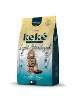 Keke Classic with Chicken for Light Sterilized Cats 5 Kg.