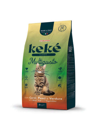 Keké Classic Multigusto with meat and fish for Adult Cats 2 kg.