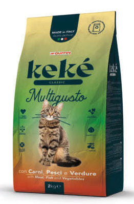 Keké Classic Multigusto with meat and fish for Adult Cats 2 kg.