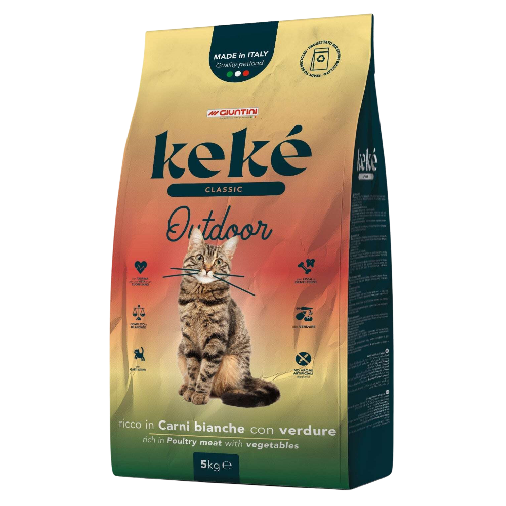 Keke Classic Outdoor Complete food for adult cats 5 Kg.