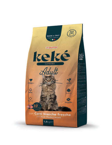 Keke Supreme Adult Complete food for adult cats 1.5 Kg.