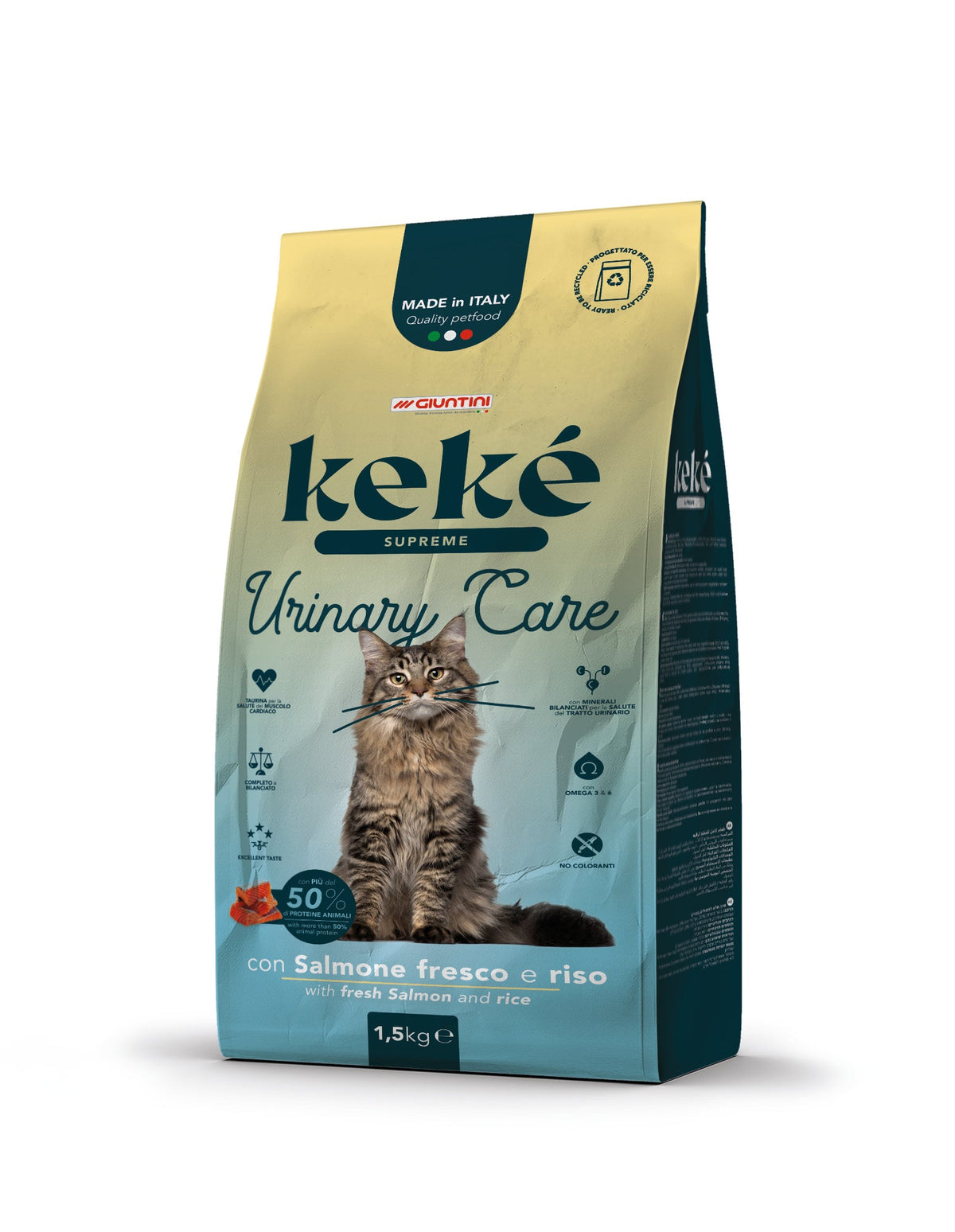 Keke Supreme Urinary Care Complete food for adult cats 1.5 kg.