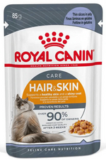Royal Canin - Hair & Skin Pouch Cat Food In Jelly 85g