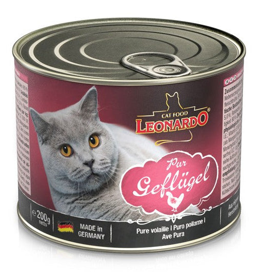 LEONARDO rich in pure poultry Wet Food 200g.