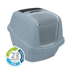 IMac Maddy Closed Litter Box With Scoop 45 Cm * 55 Cm Petfast.shop IMac Box & Accessories & Litter Cat Litter Box & Accessories petfast.shop Egypt PIM5894S Blue 3350.00