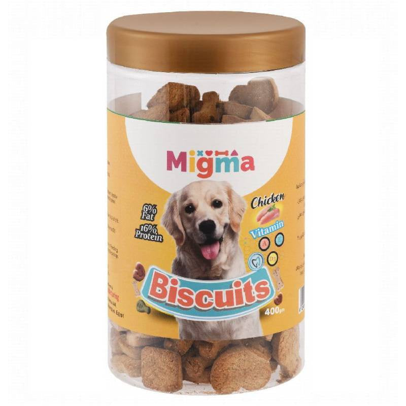 Migma Chicken Biscuit Dog Treats 400g.