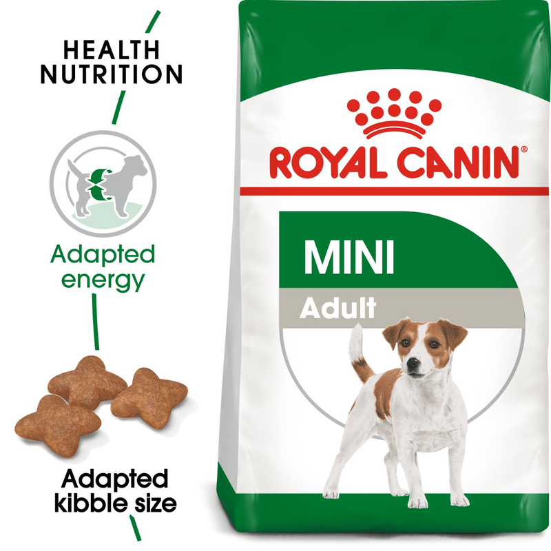 Royal Canin Mini Small Breed Adult Dog Food.