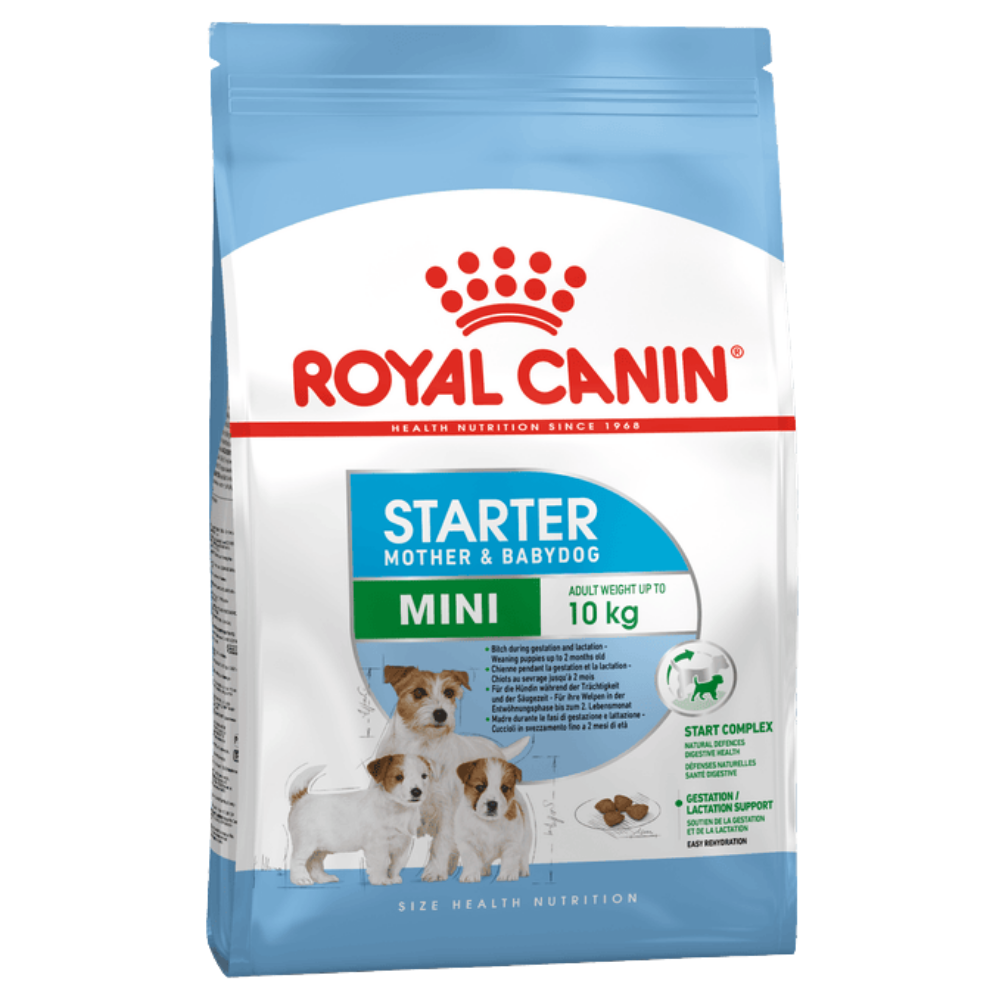 Royal Canin Mini Starter Small Breed Mother & Babydog Food 1kg.