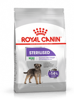 Royal Canin Mini Sterilised Small Breed Adult Dog Food.