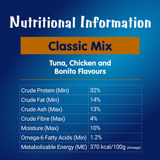 FELIX Party Mix Classic Mix Dry Cat Treats 60g.