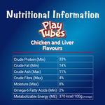 FELIX Play Tubes Chicken & Liver Cat Treats 50g.