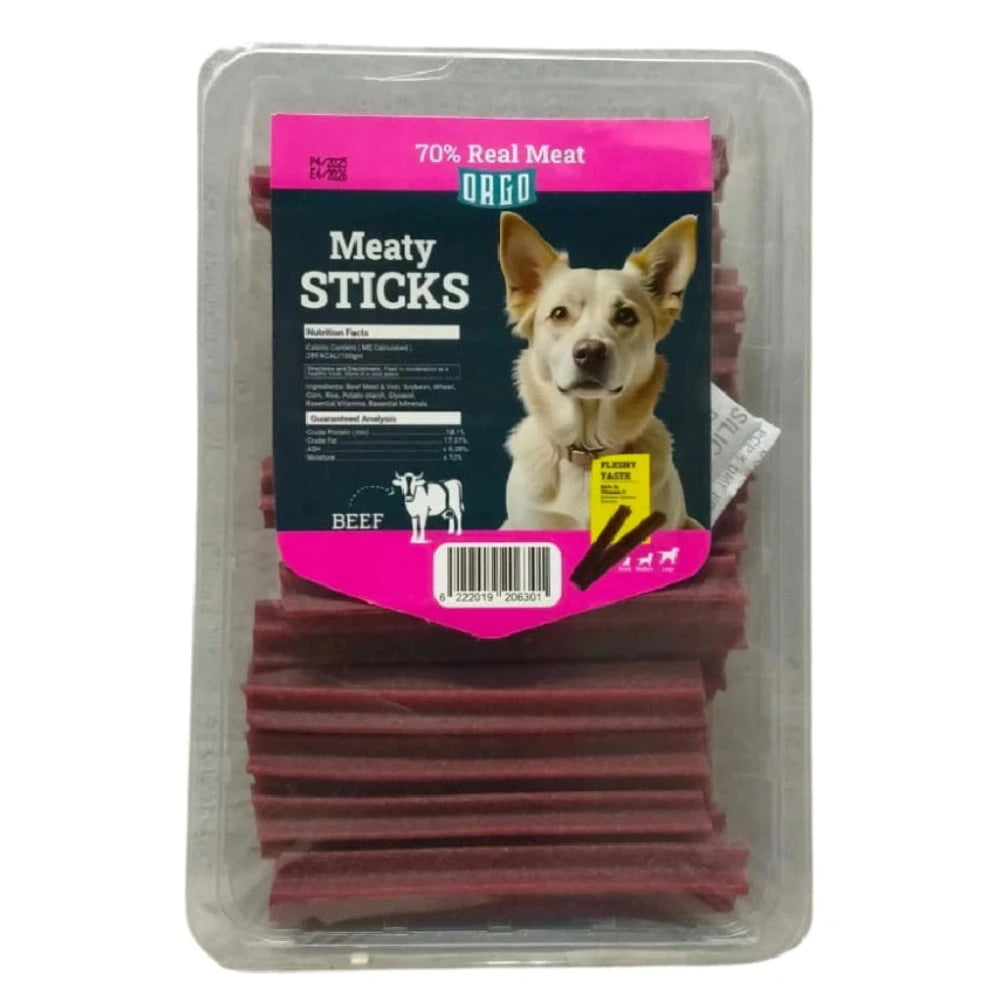 Orgo Meaty Sticks Beef 500g.