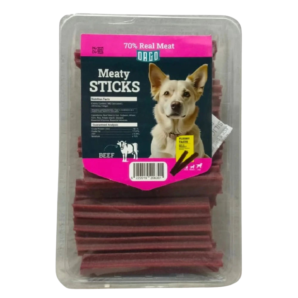 Orgo Meaty Sticks Beef 500g.