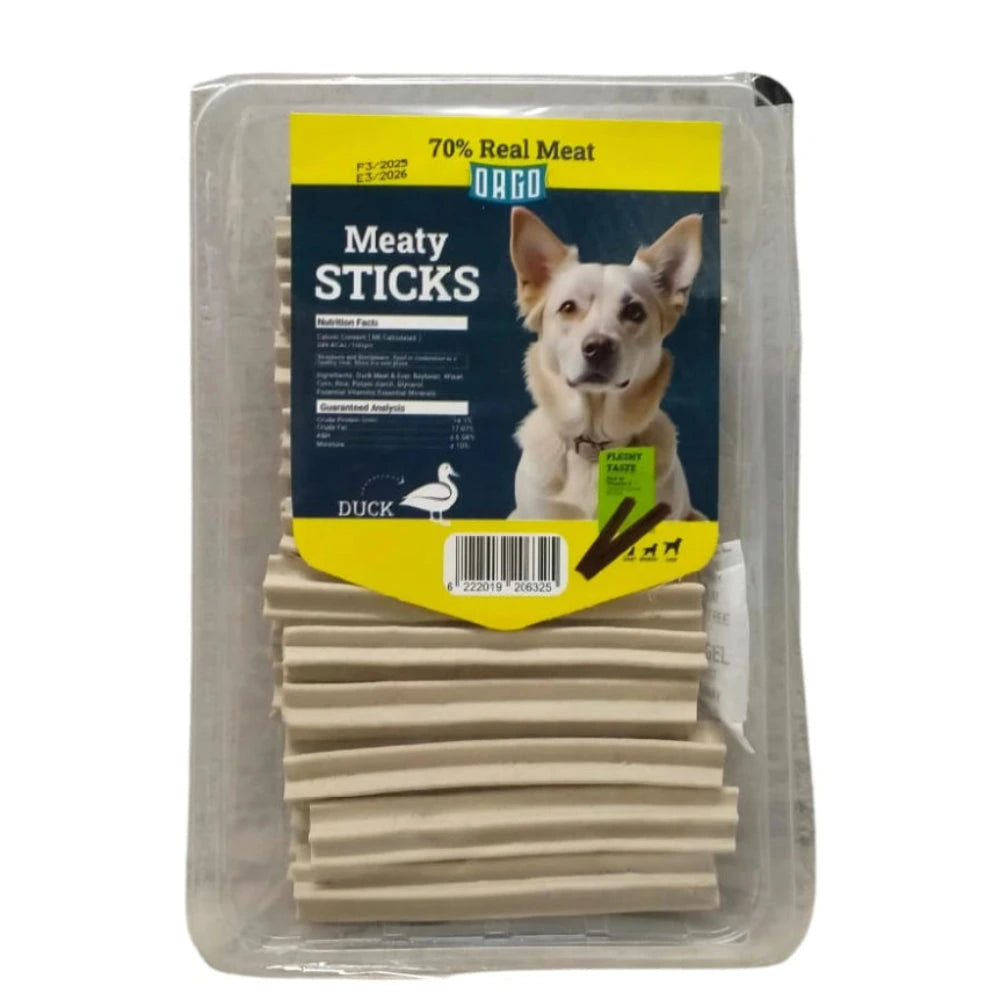 Orgo Meaty Sticks Duck 500g.
