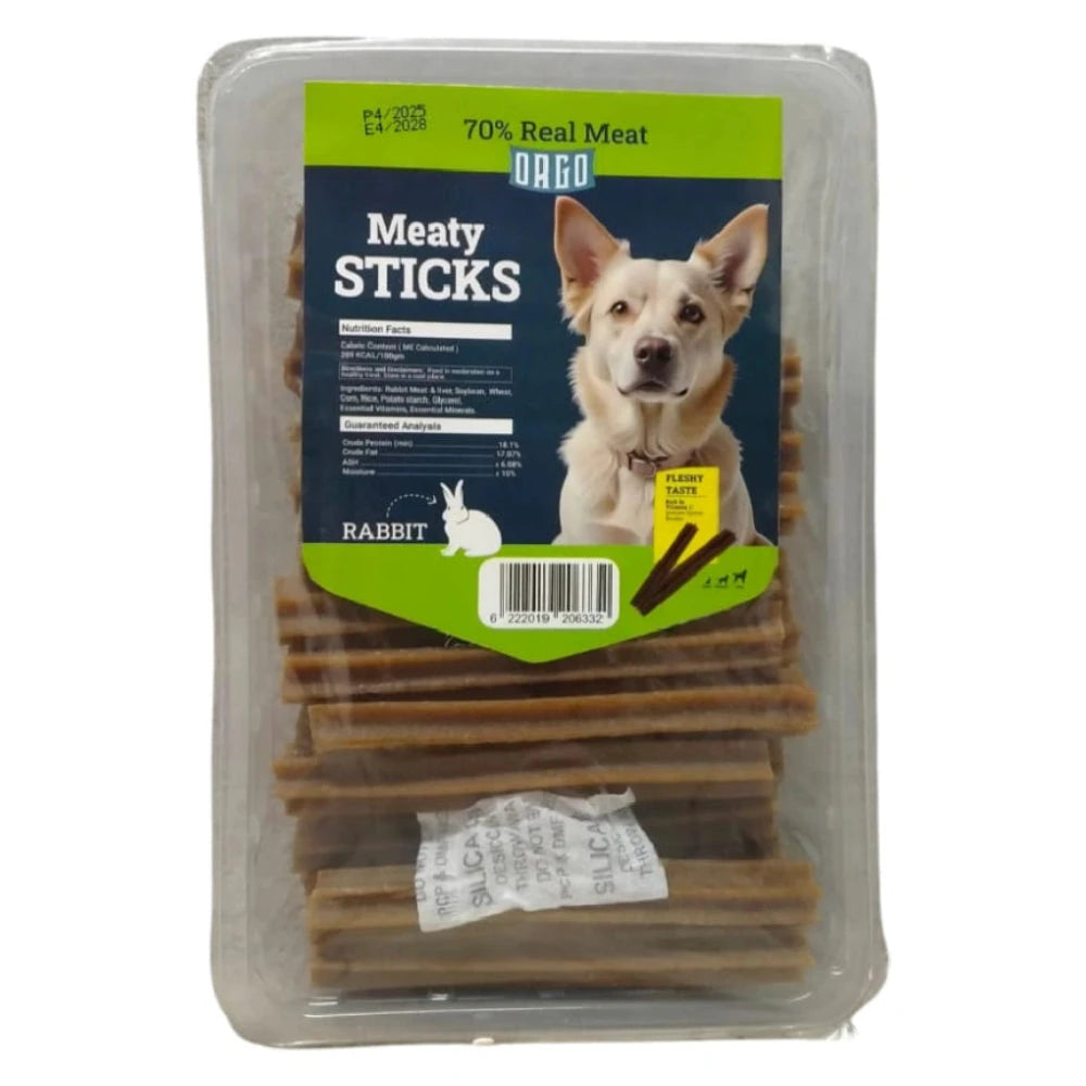 Orgo Meaty Sticks Rabbit 500g.