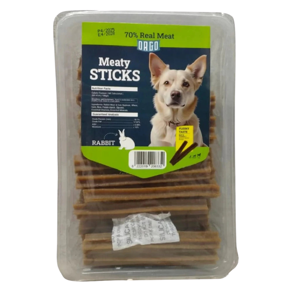 Orgo Meaty Sticks Rabbit 500g.