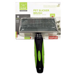 Nunbell pet slicker brush packaging on a white background