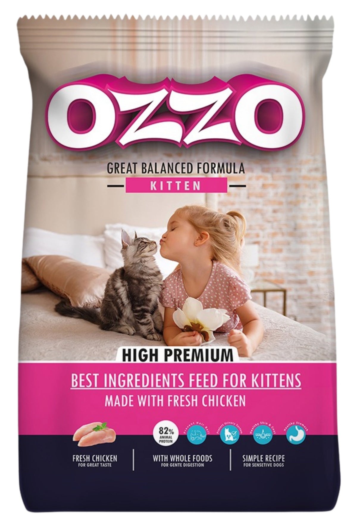 Ozzo Kitten Dry Food 10kg.