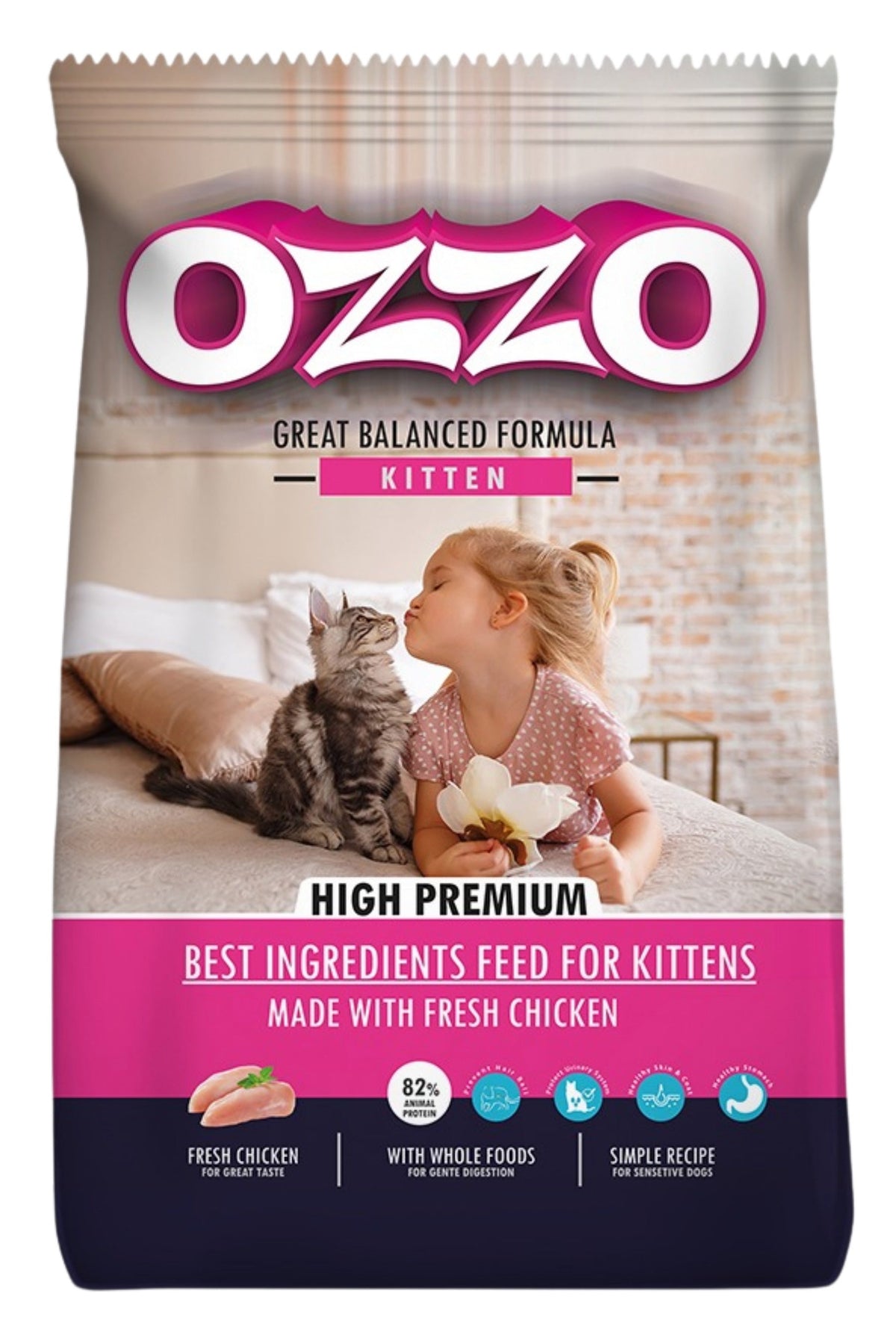 Ozzo Kitten Dry Food 4kg.