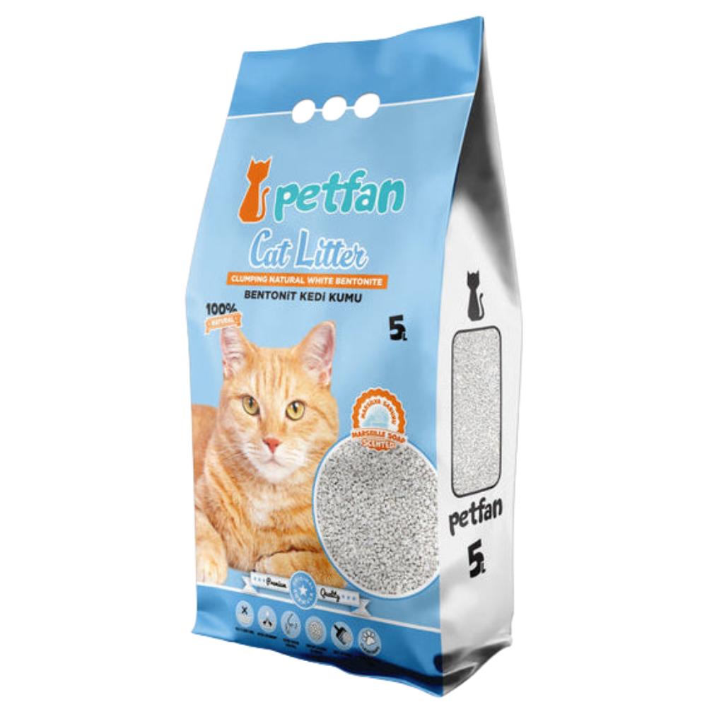 PET FAN CAT LITTER CLUMPING MARSEILLE SOAP 5 L.