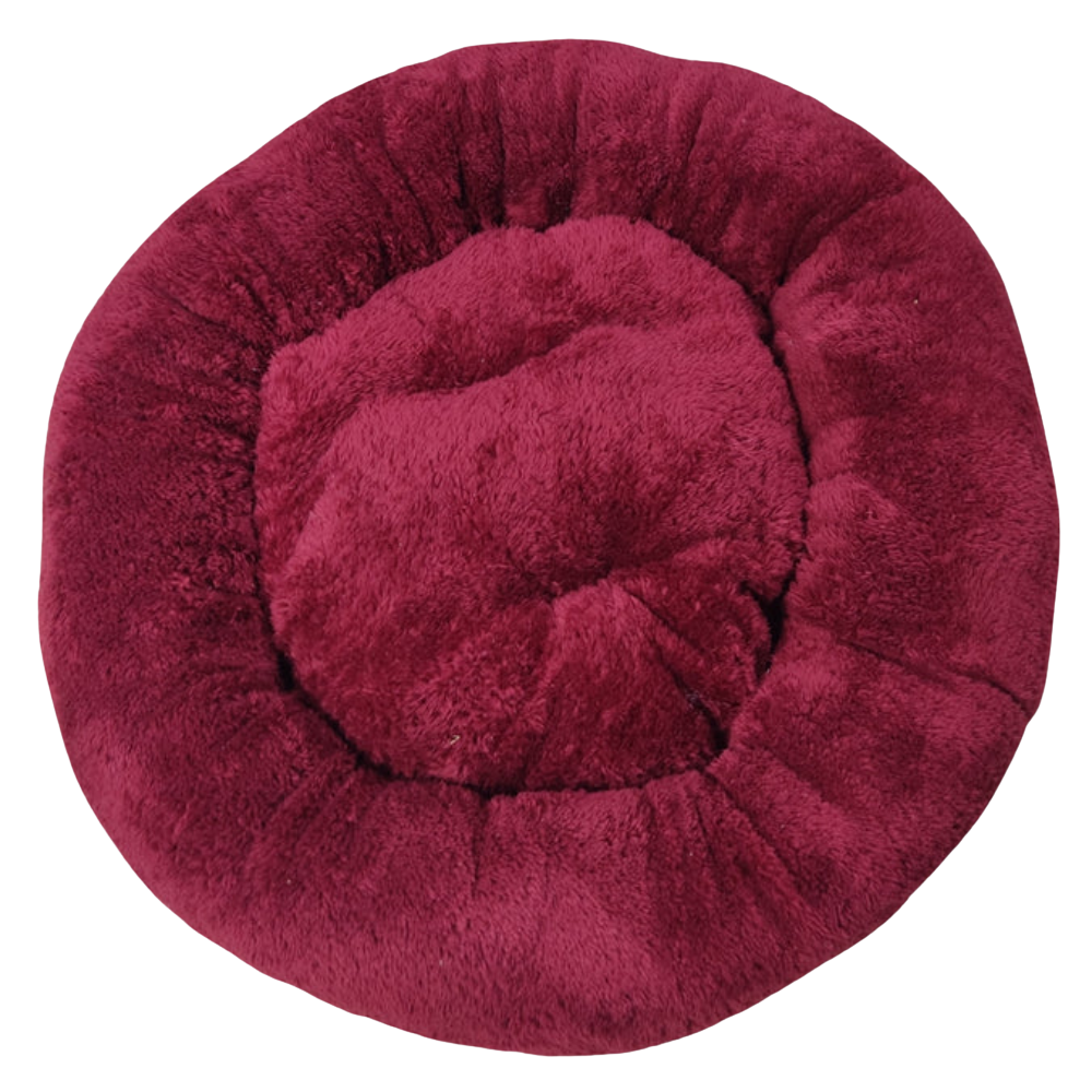 Petmoda Fur Bed Small 40 cm - red.