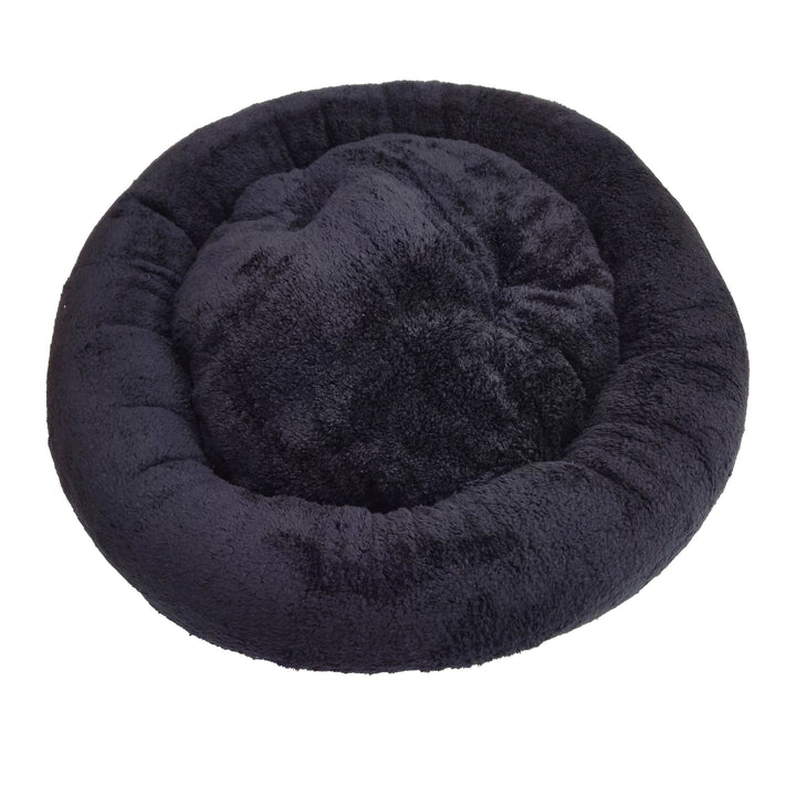 Petmoda Fur Bed XX Large 90 cm - Black.