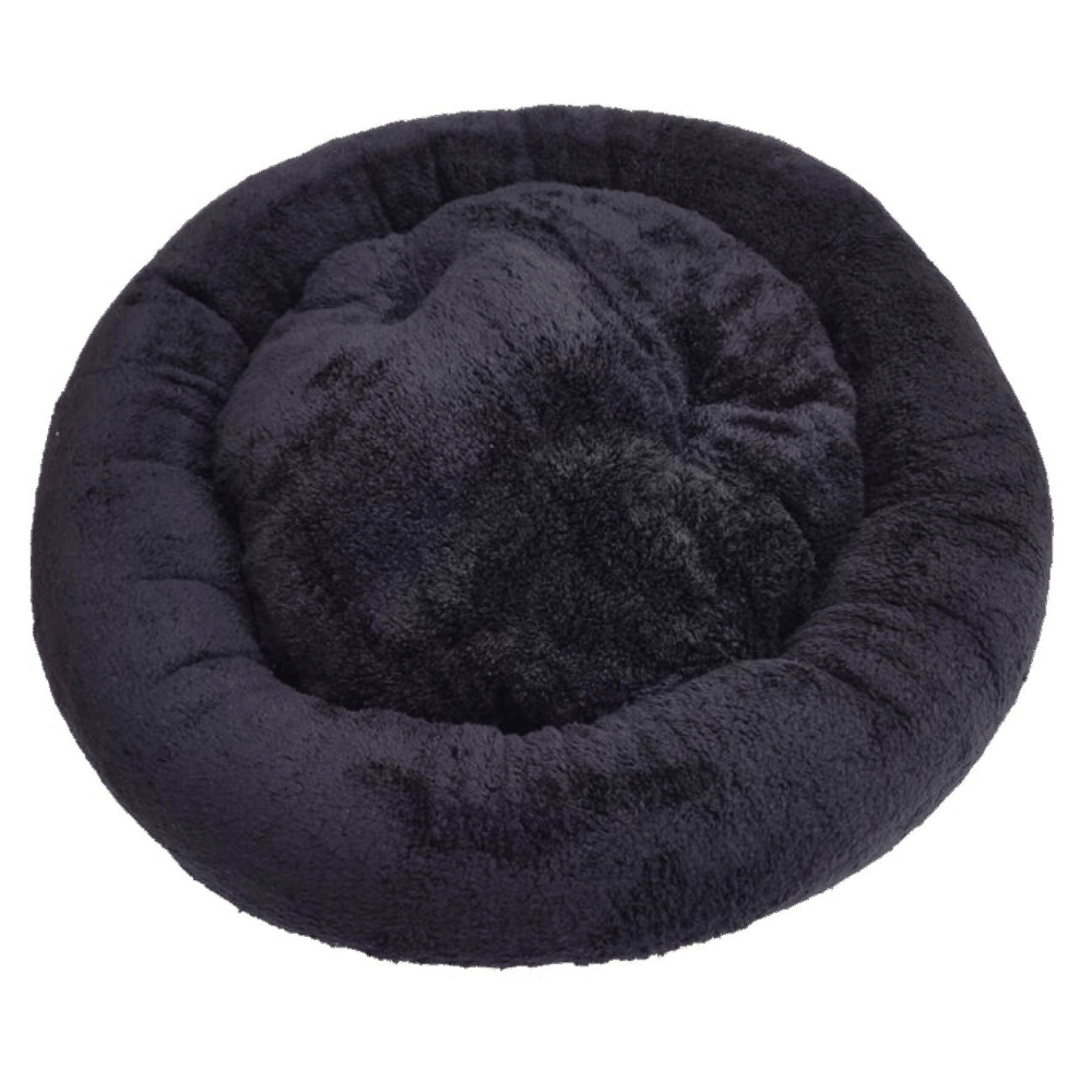 Petmoda Fur Bed XX Large 90 cm - Black.