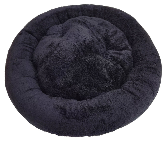 Petmoda Fur Bed XX Large 90 cm - Black.