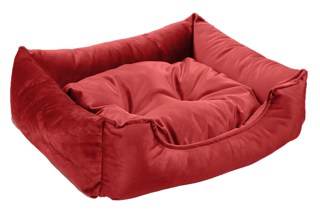 Petmoda Velvet Bed Medium 60*50 - Red.