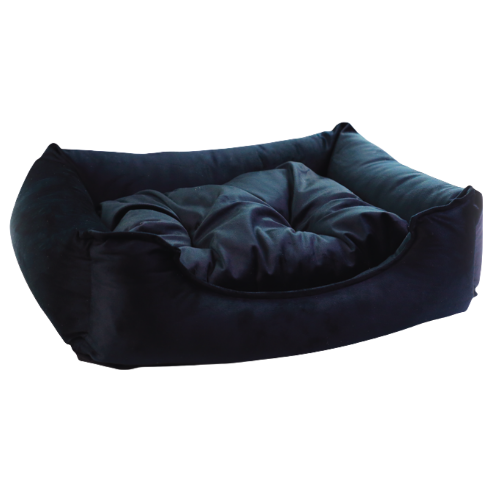 Petmoda Velvet Bed Small 50*40 - Black.