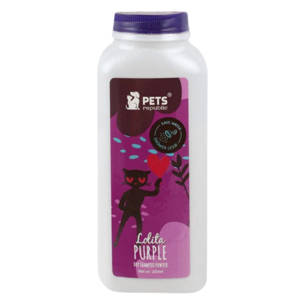 Pets Republic Dry Shampoo Powder Lolita Purple 200g.