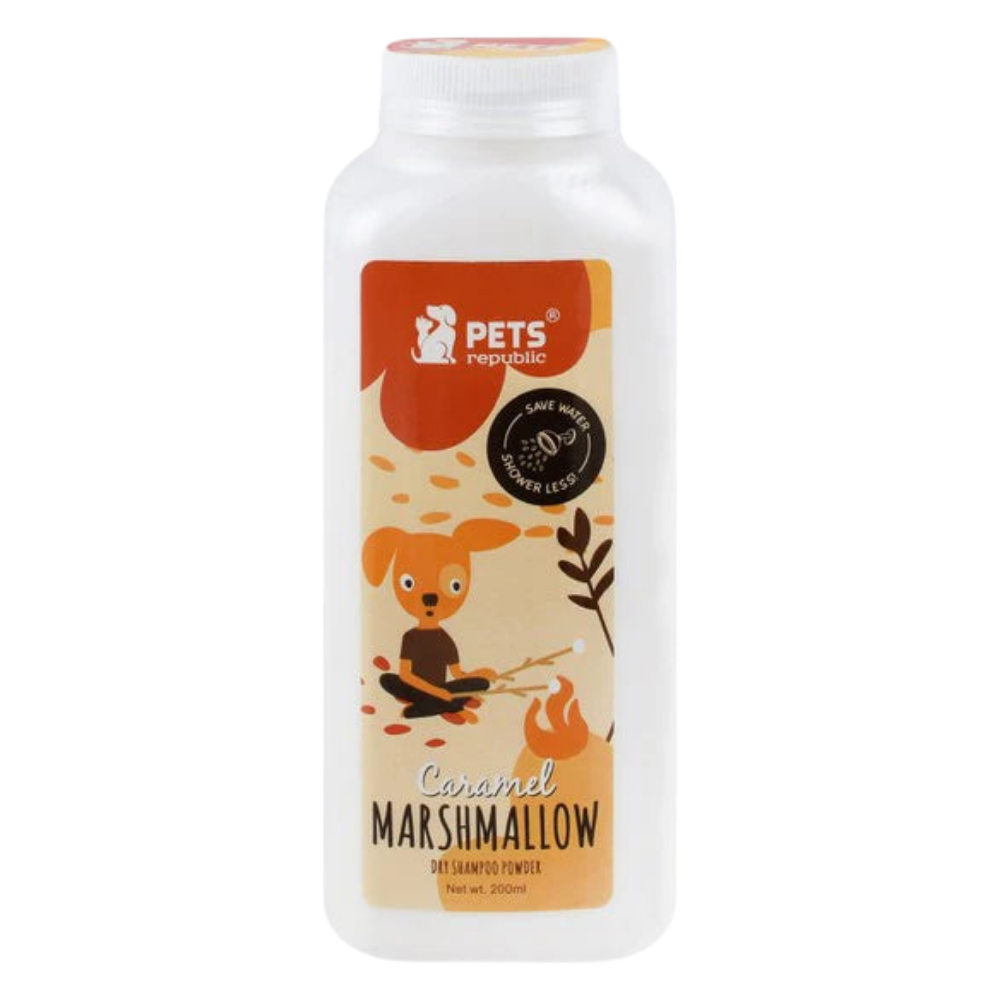 Pets Republic Dry Shampoo Powder Caramel Marshmallow 200g.