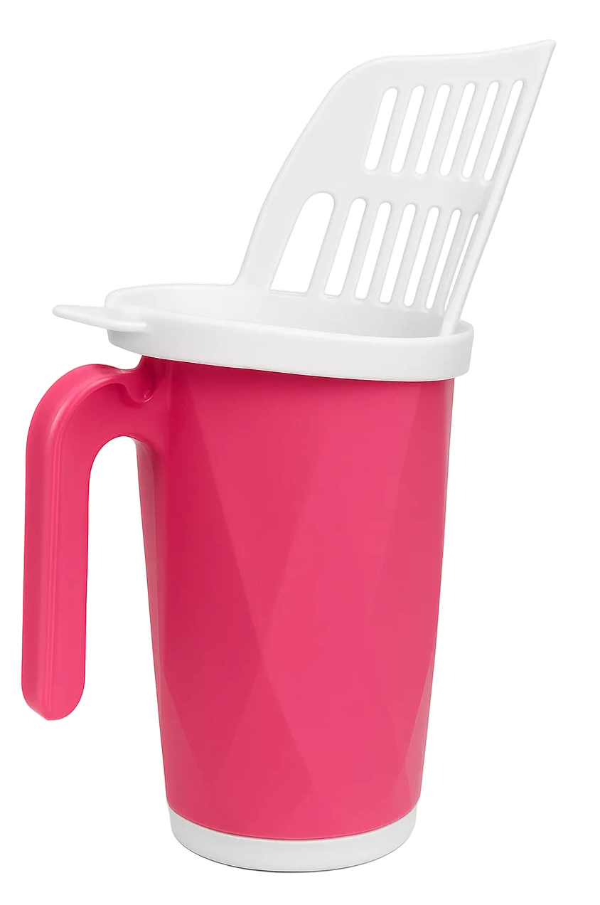 Naomi Pink Litter Scoop.
