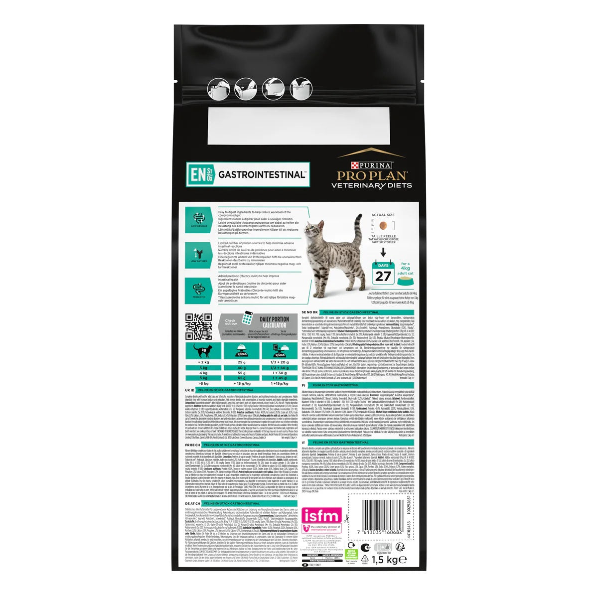 Pro Plan VD EN Gastrointestinal Cat Dry Food 1.5kg.