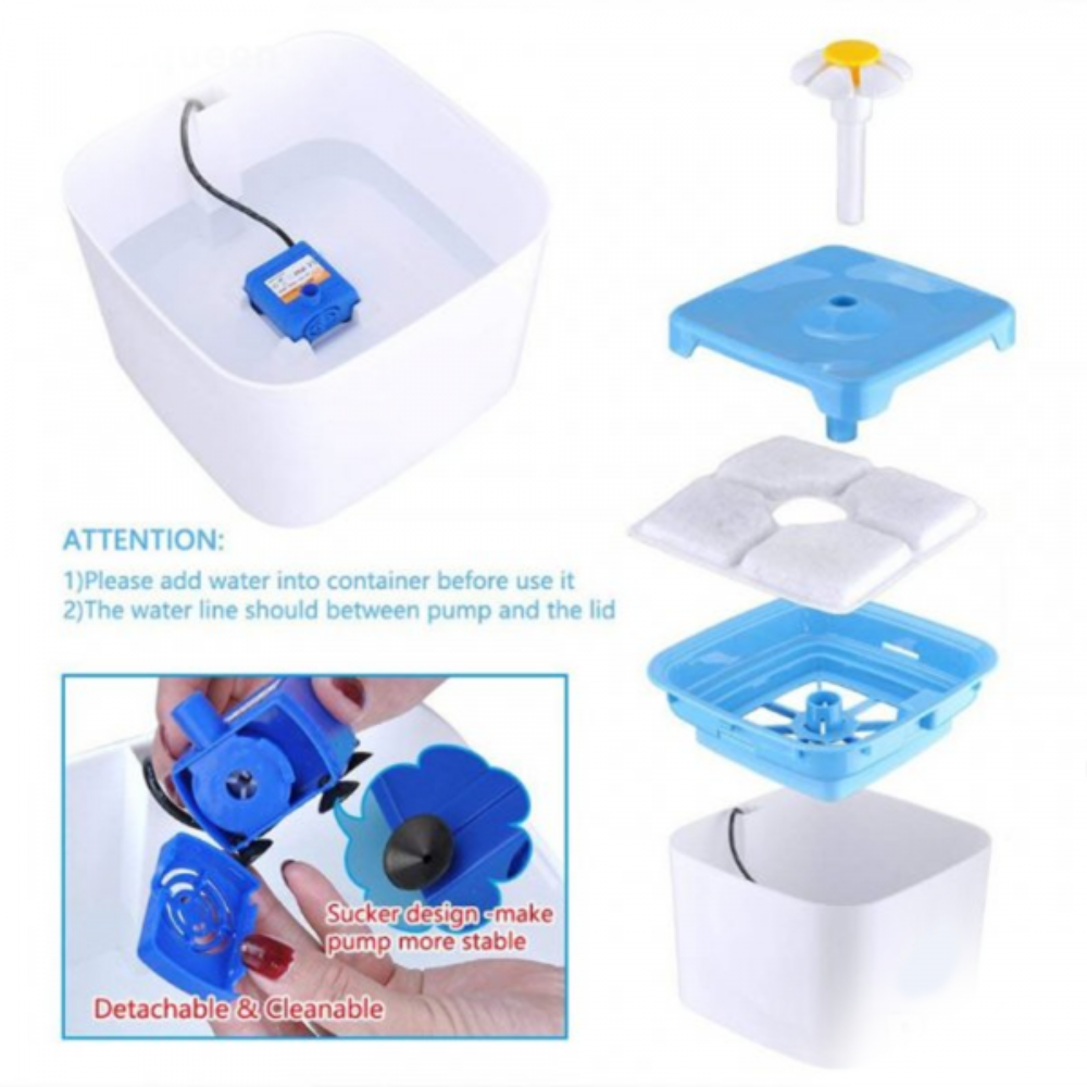 Nunbell Pet Water Fountain 2.5L