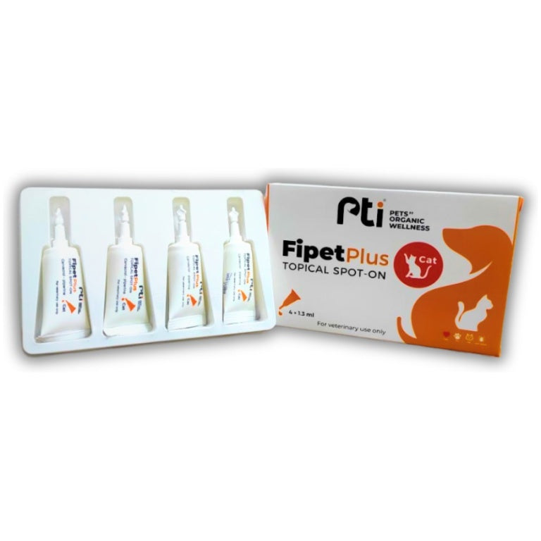 Pti Fipet Plus Topical Spot-on For Cats 1.3ml (1 dose).