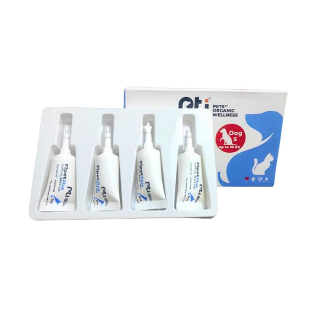 Pti Fipet Plus Topical Spot-on For Small Dogs up to 10Kg 1.3ml(1 dose).