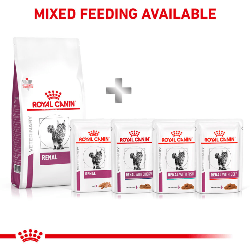 Royal Canin Renal All Breeds Adult Cat Food.