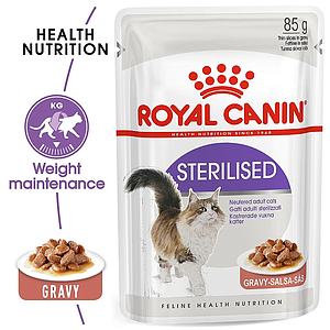 Royal Canin Sterilised Gravy 85g.