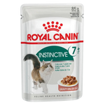 Royal Canin Instinctive cat food pouch with a cat on the label