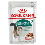 Royal Canin Instinctive cat food pouch with a cat on the label