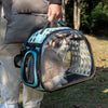 Pet Carrier Package for Cats and Small Dogs Blue.