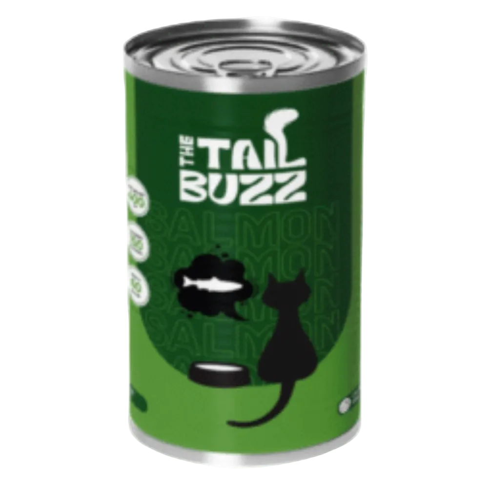 The Tail Buzz Wet Cat Food, Salmon 400 gm.