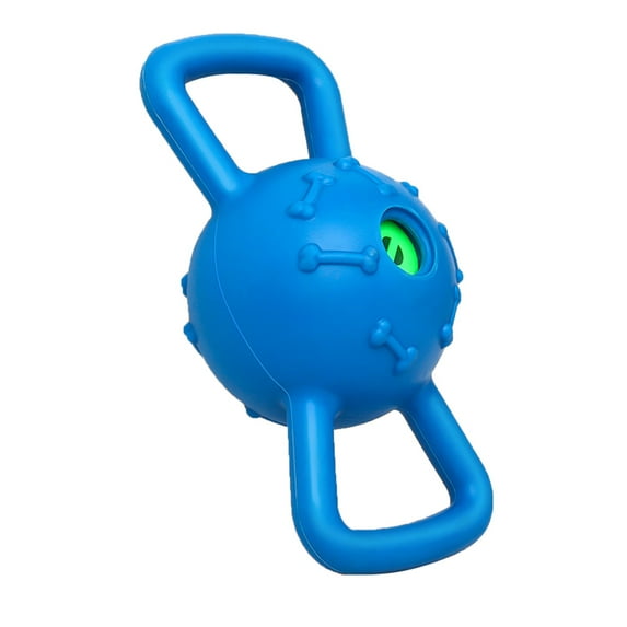 Barking Sound Dog Toy Pull Ring Interactive Dog Ball.