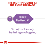 Royal Canin Sterilised 7+ All Breeds Mature Cat Food 1.5kg.