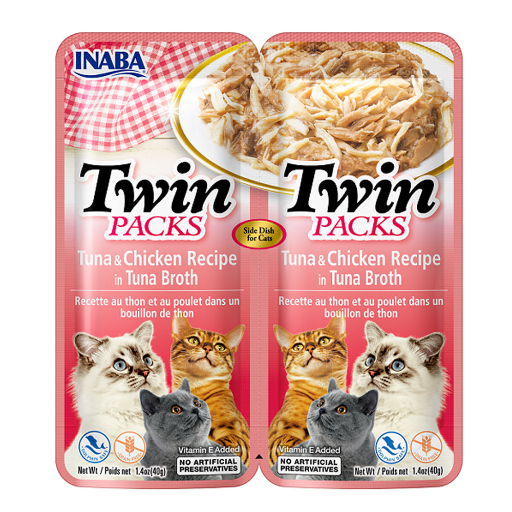 Twins Packs Tuna & Chicken for Cat 80g