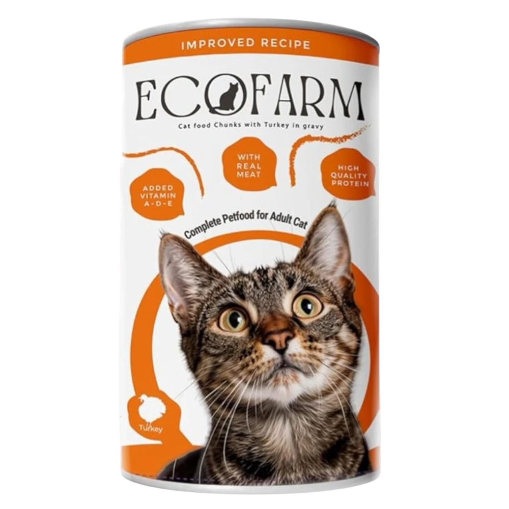 Eco Farm Wet Food Turkey 400g Petfast.shop Ecofarm Cat Food Wet Food petfast.shop Egypt 85.00