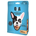 Ola Natural Chicken & Sweet Potato 24 Mini Bones Dog Treats 384g.