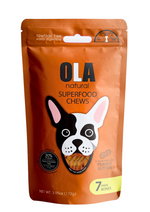 Ola Natural Peanut Butter 7 Mini Bones Dog Treats 112g.